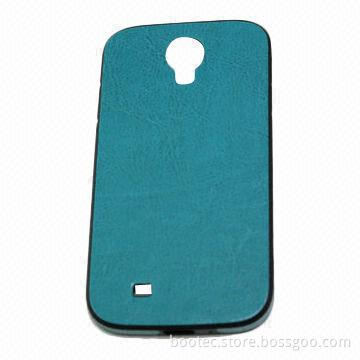 New PU Leather Coated and TPU Case for Samsung S4 9500, Various Colors and Patterns Available